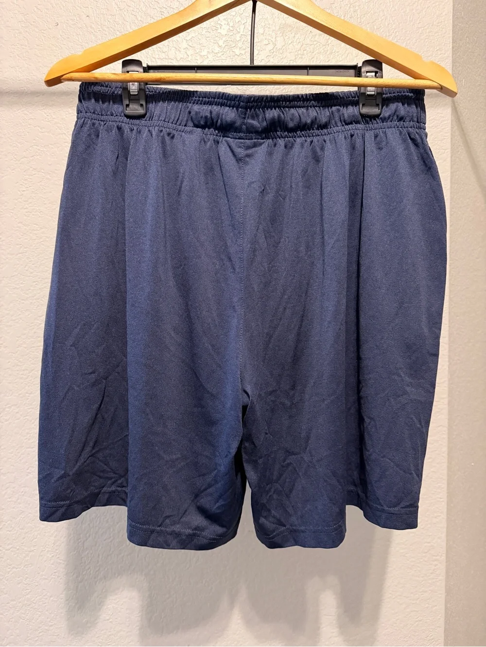 Reebok Men’s Navy Blue Athletic Shorts